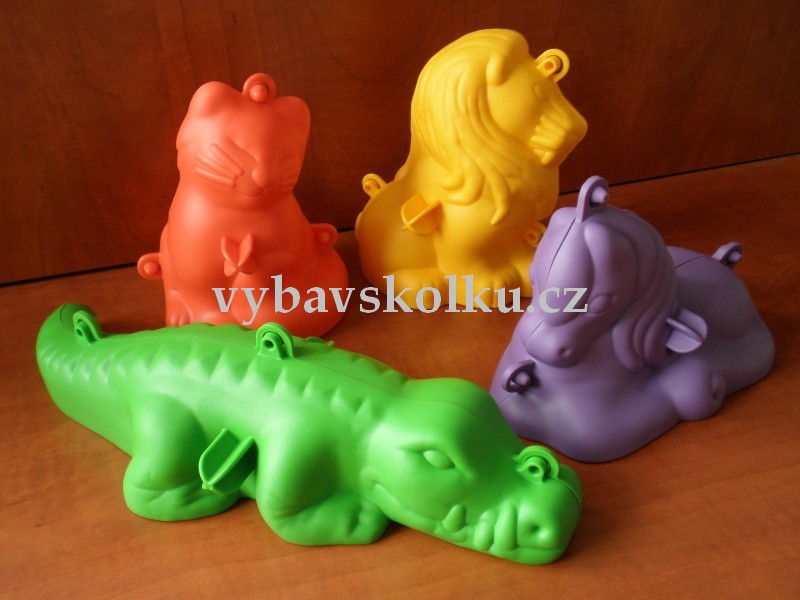 3D Formičky Krokodýl, Kočka, Koník a Lev