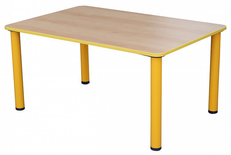 Stůl s kovovou podnoží 80x80 cm
