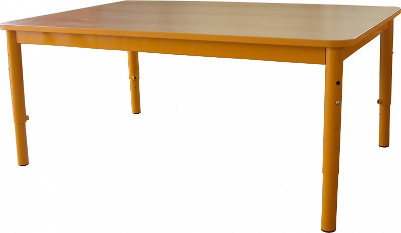 Stůl s kovovou stavitelnou podnoží 60x60 cm