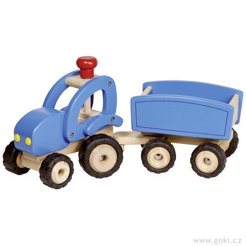 Modrý traktor s valníkem, GOKI