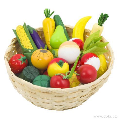 Ovoce a zelenina v košíku mix, GOKI
