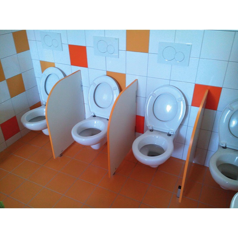 Dělící stěna k toaletám - robustní podpěra